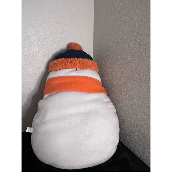 NFL Chicago Bears Stuffed Snowman big pillow New - Picture 3 of 4